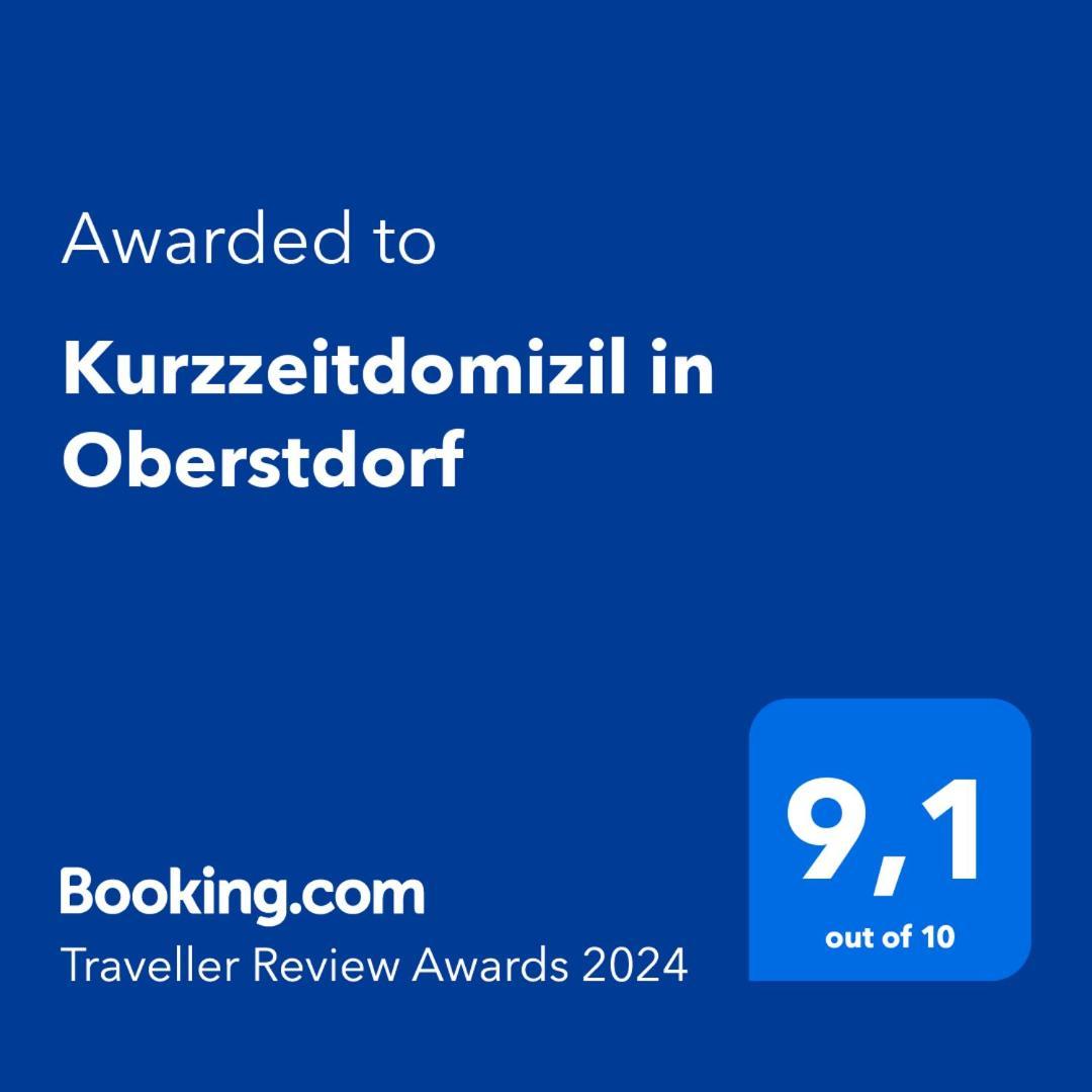 Appartement Kurzzeitdomizil In Oberstdorf Extérieur photo